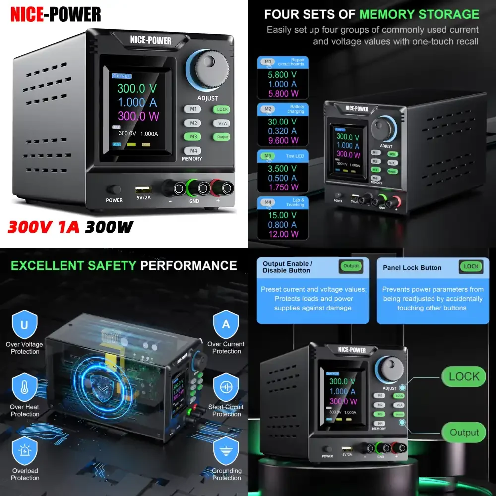 NICE-POWER SPPS-D3001 for LiFePO4 Battery Adapter 48V 72V DC Power ...