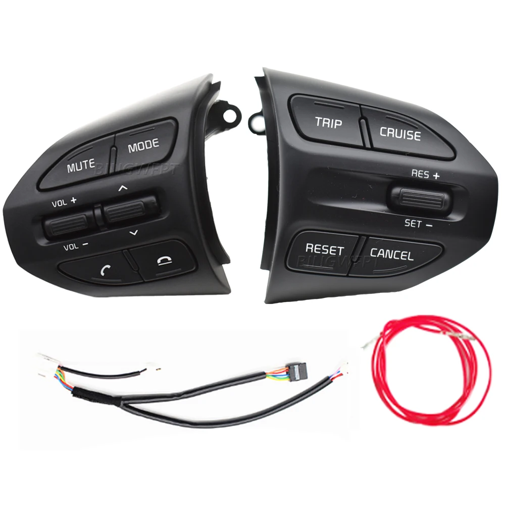 Super Steering Wheel Button For KIA K2 RIO 2017 2018 2019 2020 2021 RIO 4 X LINE