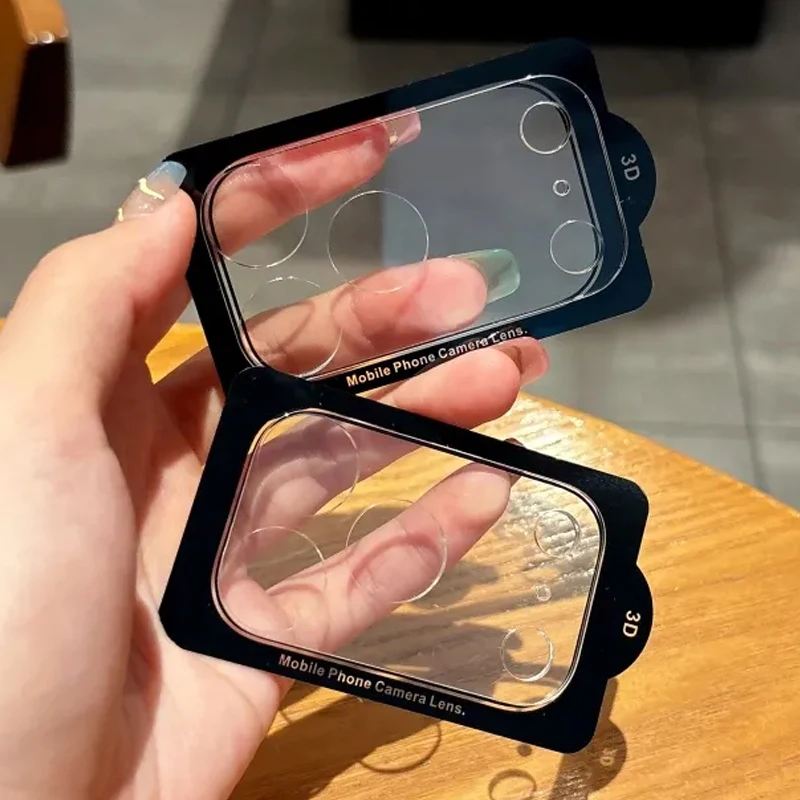 Protecteur de caméra arrière de téléphone portable, Protection de clarté HD, matériau résistant aux rayures, Application sans bulles pour iPhone 17