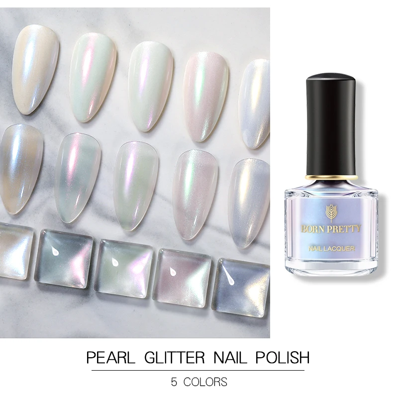 FAIRY Iridescent Glitter Nail Polish Nail Art Lacquer Top Coat Luster Pearl  Vegan Friendly - Etsy