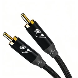 Premium RCA to RCA Audio Cable, Male to Male Stereo Cord - Hi - Fi, Shielded, Durable - - 1.2M (Other)