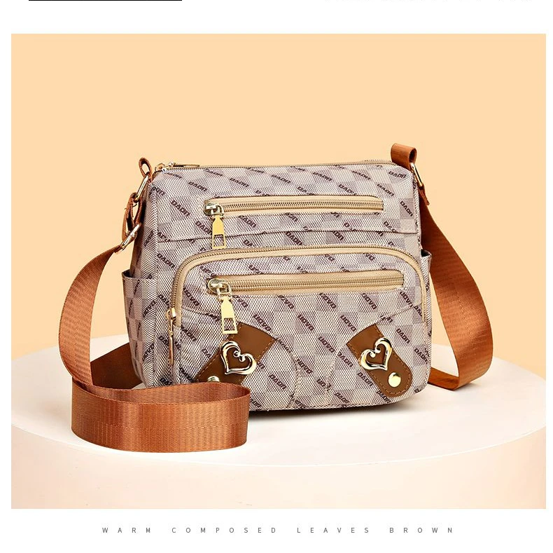 Borsa a tracolla da viaggio per madre anziana di mezza età, multi-tasca, da donna, 2023_voghion.com