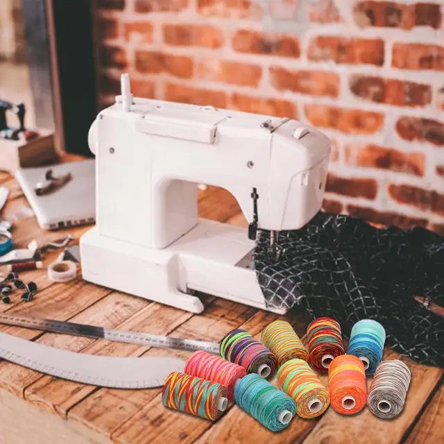 Varrógép Szálválaszték Készlet Otthoni Szál És Orsó Szett Tokpolészter Szálak Orsókészletével - Image 5