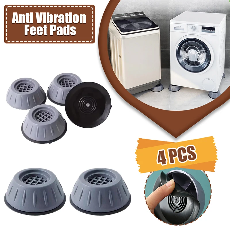 Washing Machine Pads Furniture Leg Pads Rubber Pads Furniture Pads Anti Vibration Pads 4pcs Universal Anti Vibration Feet Pads