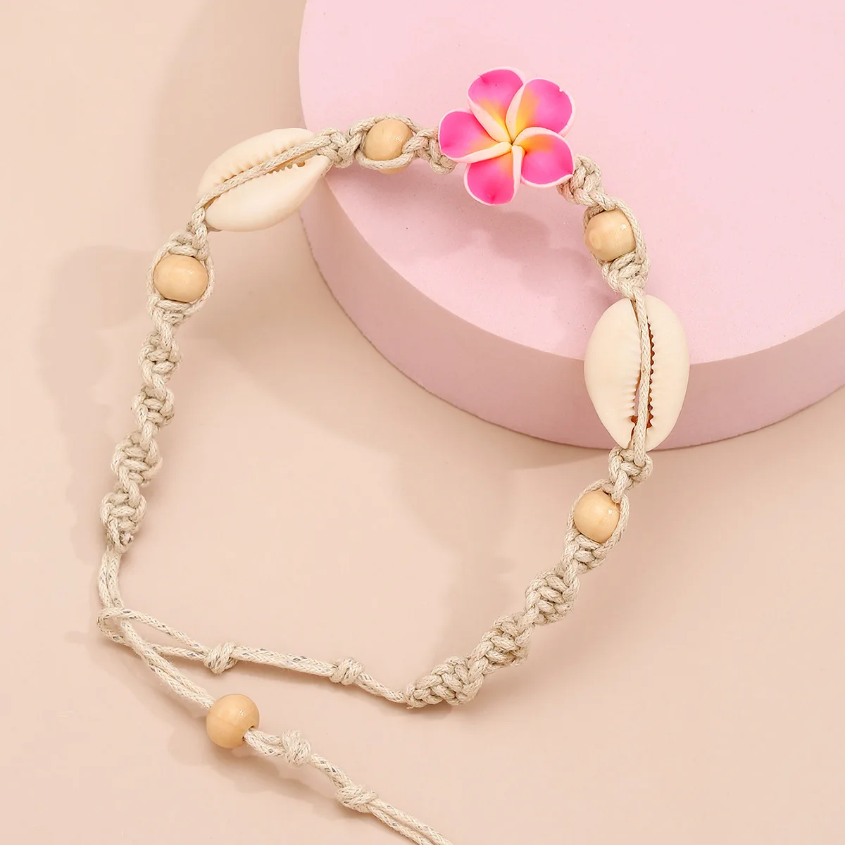 Bead Anklet Bracelet Boho Starfish Conch Shell for Women