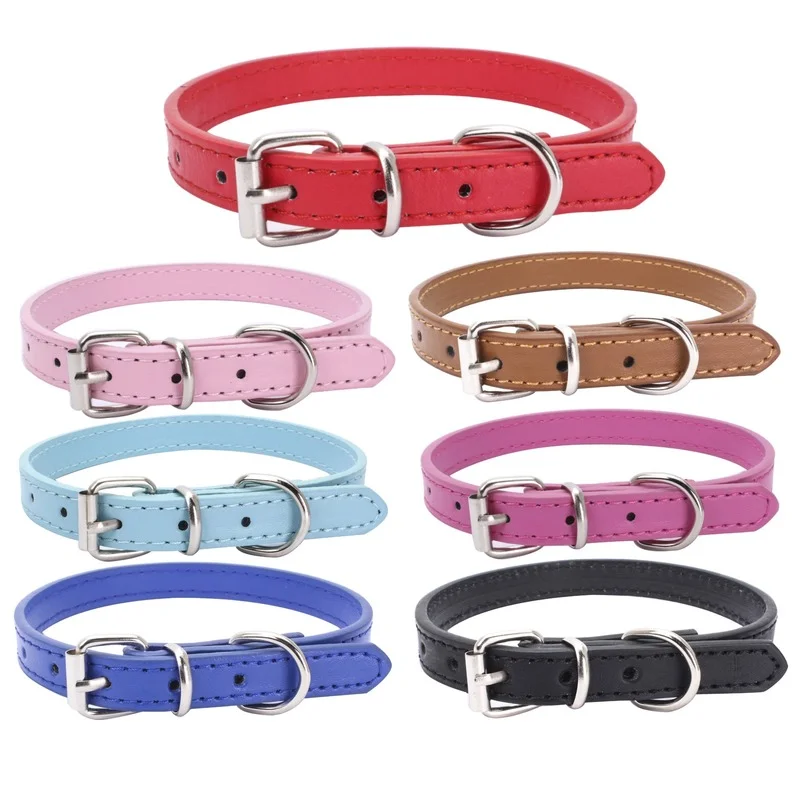 Dog Collar Pet Collar Pet Necklace Alloy Buckle Dog Chain Size Adjustable for Small and Medium-sized