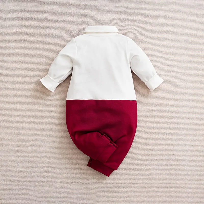 Baby Boys Bow Tie Romper Jacket 2