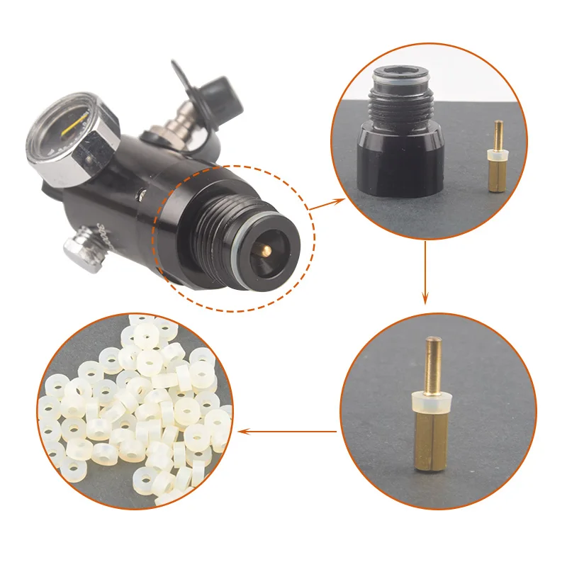 Parti Del Regolatore Di Pressione Dell'Aria Accessori Valvula Reguladora Fitting Guarnizioni Di Ricambio Pakkinger Guardigioni Oring Sodastream Statio