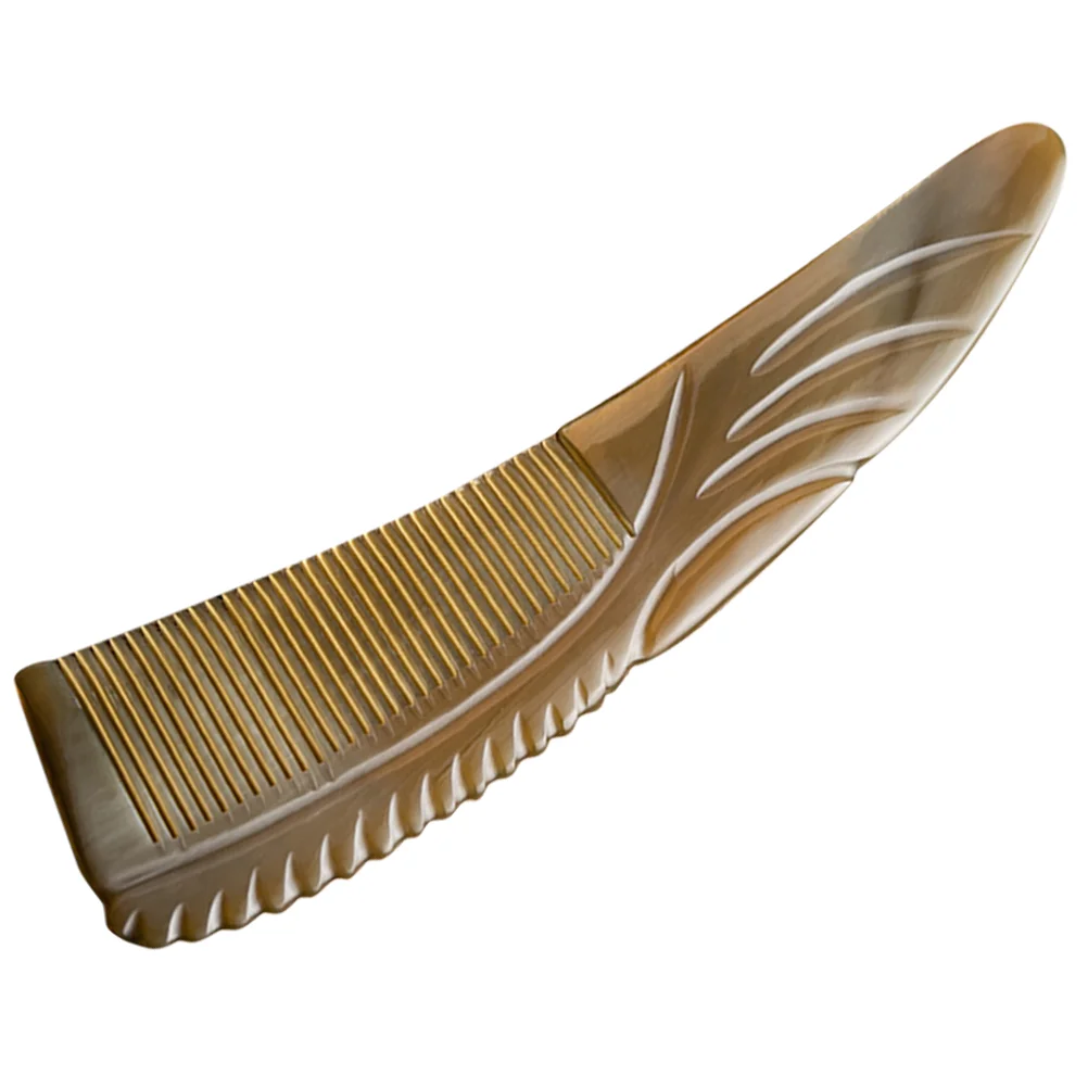 

Hair Brush Ox Horn Comb Scalp Massager Comb Detangling Women Horn Comb for Home Barber DIY Hairdressing Salon Styling Tools