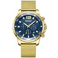 Mesh-Gold blue