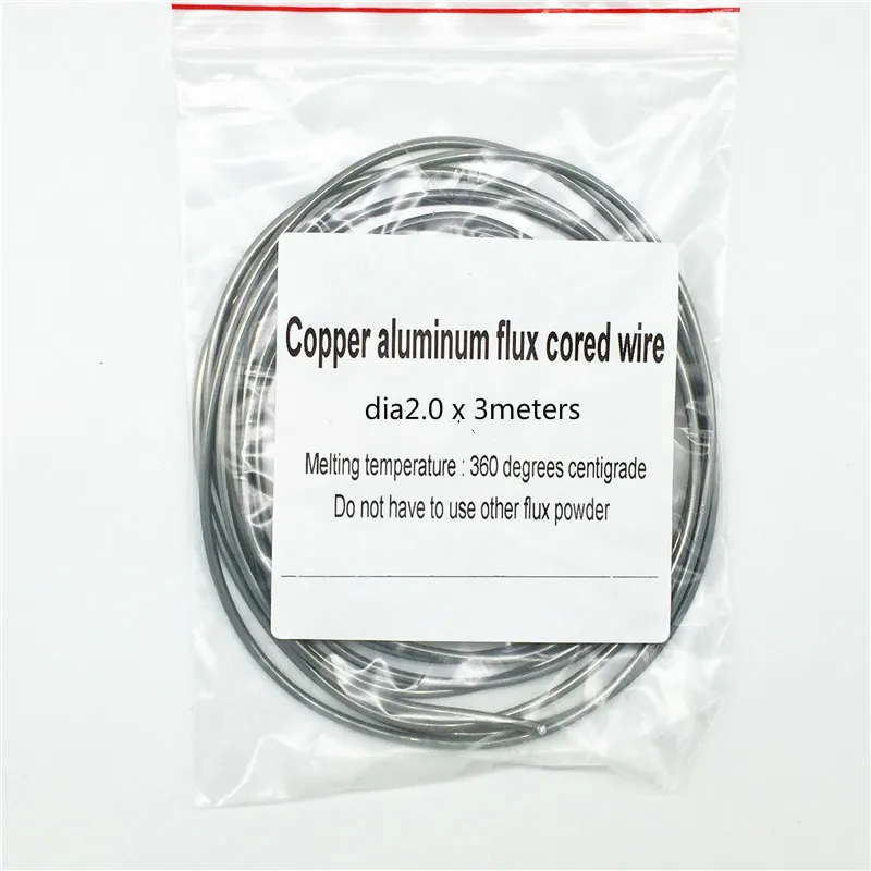 Copper Aluminum Weld Flux Cored Wire Low Temperature Aluminum Welding Rod HC 