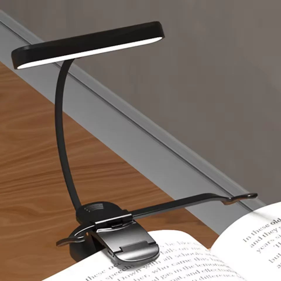 3 Color 14 LED Music Stand Light Adjustable Clip-on Piano Light USB Rechargeable Mini Desk Lamp Portable Reading Light Book Lamp 1