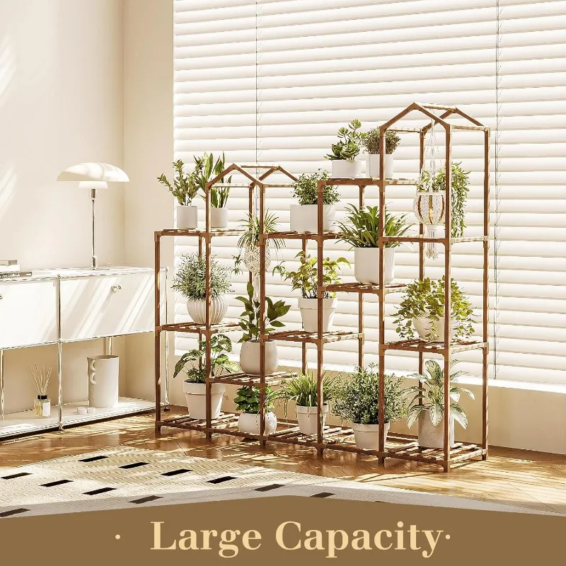 Plant Stands for Indoor Plants Multiple Large Wood Plant Shelf Boho Home Decor Gardening Gifts