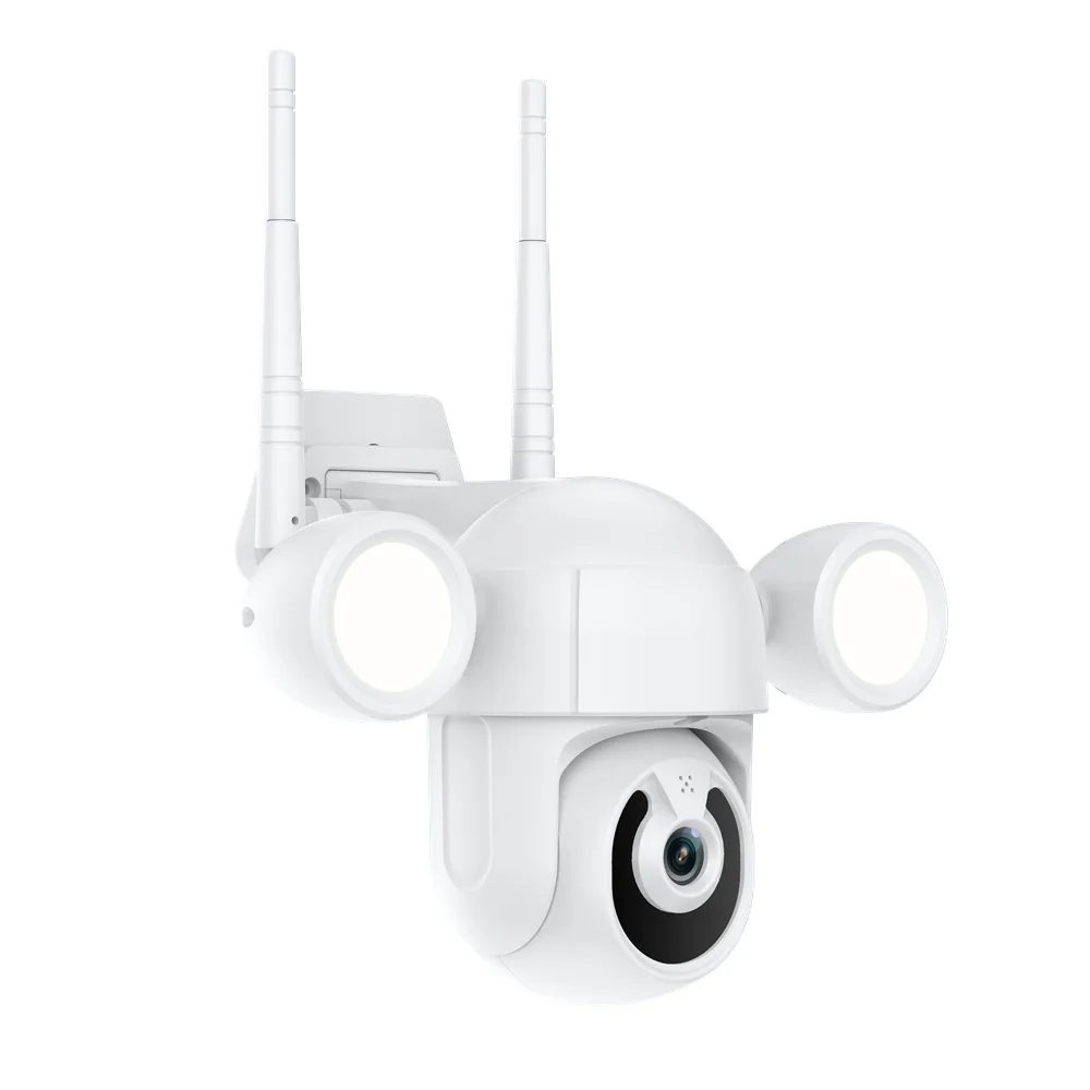 

TUYA Wifi IP Camera PTZ 3MP Courtyard Floodlight Security Lighting Can BeRotated Outdoor IP66 Waterproof Home Garden P2P CAM
