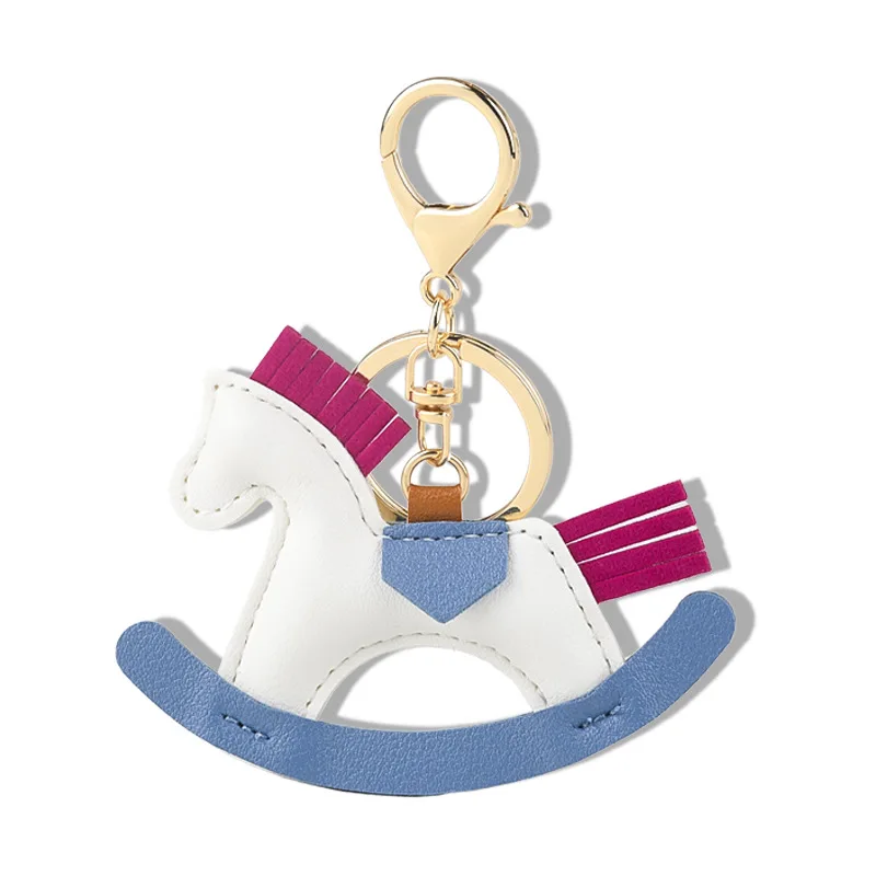 Ciondoli Per Borse Donna A Forma Di Pony In Pelle - 2 Pezzi, Portachiavi Animaletti Decorativi Per Borsa, Zaino, Regalo Compleanno - 3
