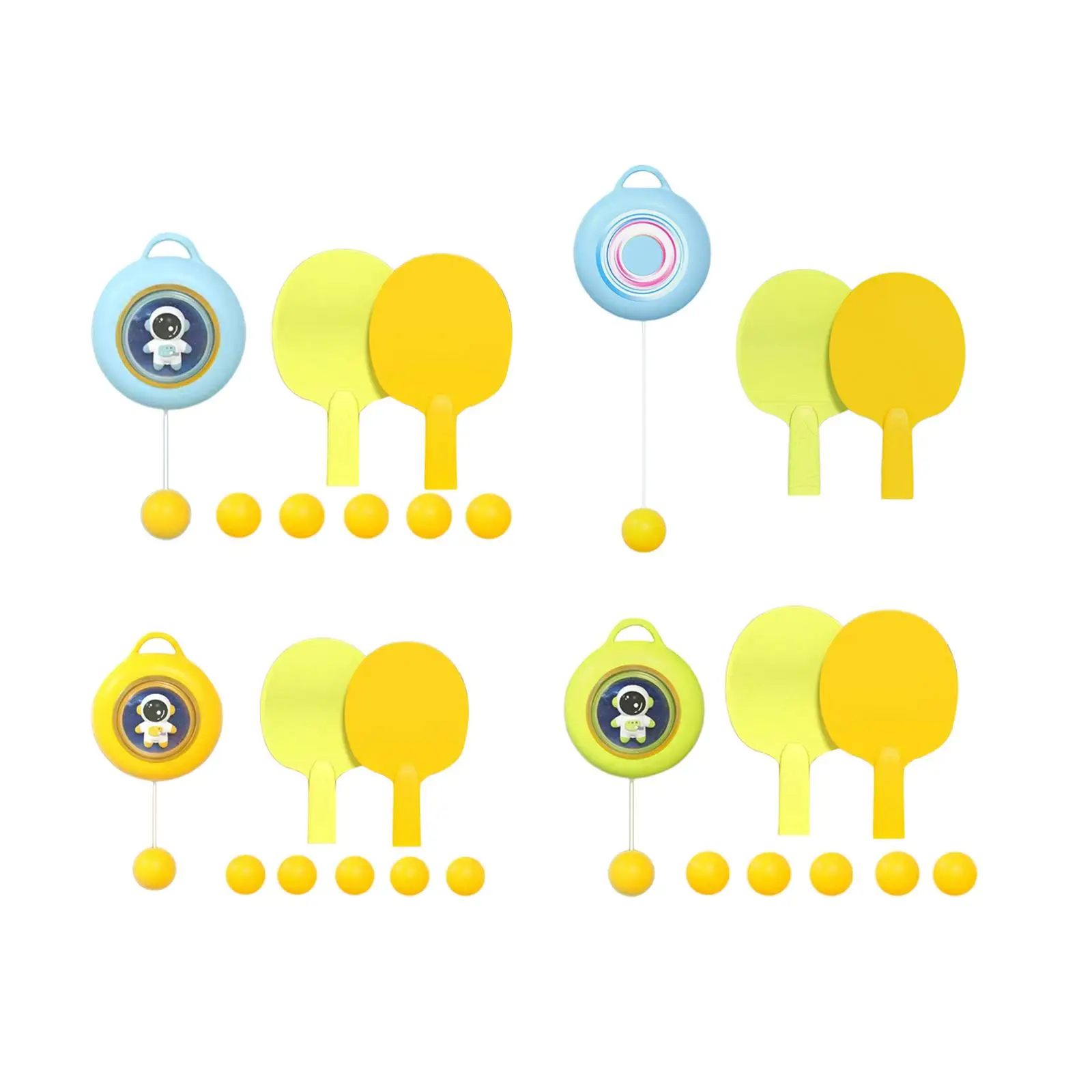 Description Picture 6 of itemChildren Indoor Table Tennis Trainer Parent Child Interaction for Kids Boys Sports Fitness Eyesight Hanging Self Training Tool