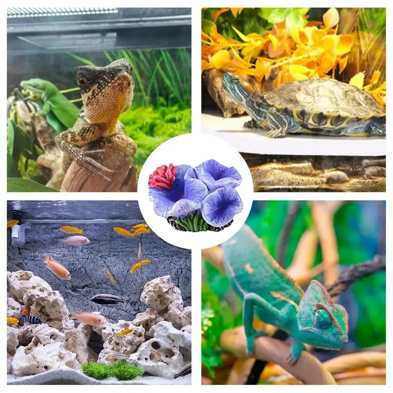 Aquarium Coral Decor Tiny Sea Coral Artificial Decor Aquarium For Fish Tank Offices Animal Terrarium And Family fish tank ornaments fish tank decorations aquarium ornaments