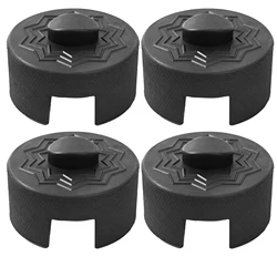 Enhanced Car Axle Jack Stand Adapter - Rubber Lift Pucks for Secure Jacking Points (4pcs)