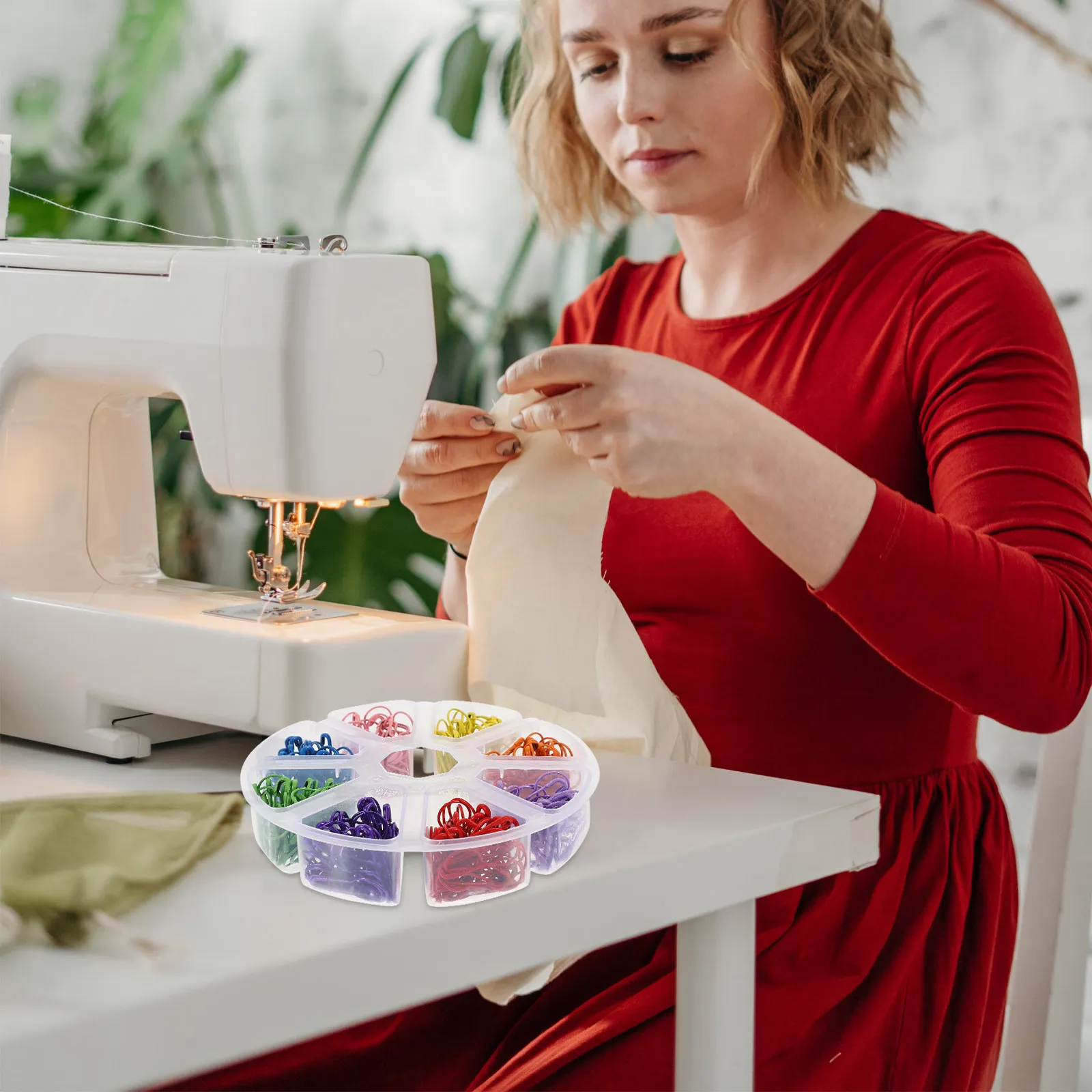 320Pcs 조롱박 모양의 안전 핀 금속 클립 의류 태그 고정 DIY 액세서리 공예 전구 핀 의류 태그 고정