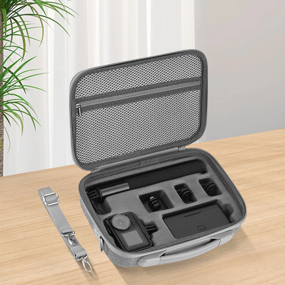 Description Picture 6 of itemCarrying Case for DJI Osmo Action 5 Pro with Shoulder Strap Hard Shell Bag for DJI Osmo Action 5 Pro Camera Accessories