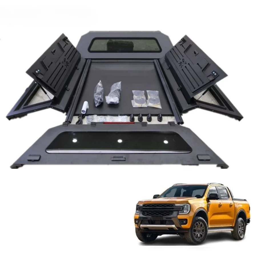 

Whole Sale 4x4 Aluminum Pickup Truck Canopy Hardtop With Locks For Ranger 2022 Cover Accessories