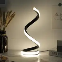 LED Spiral Table Lamp, 3-Speed Dimming, USB Switch 2