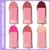 Vegan Cruelty-Free Big Volume Cream Blusher Highlighter Long Lasting High Pigment Face Blush Lip And Cheek Tint Balm Blush Stick 1