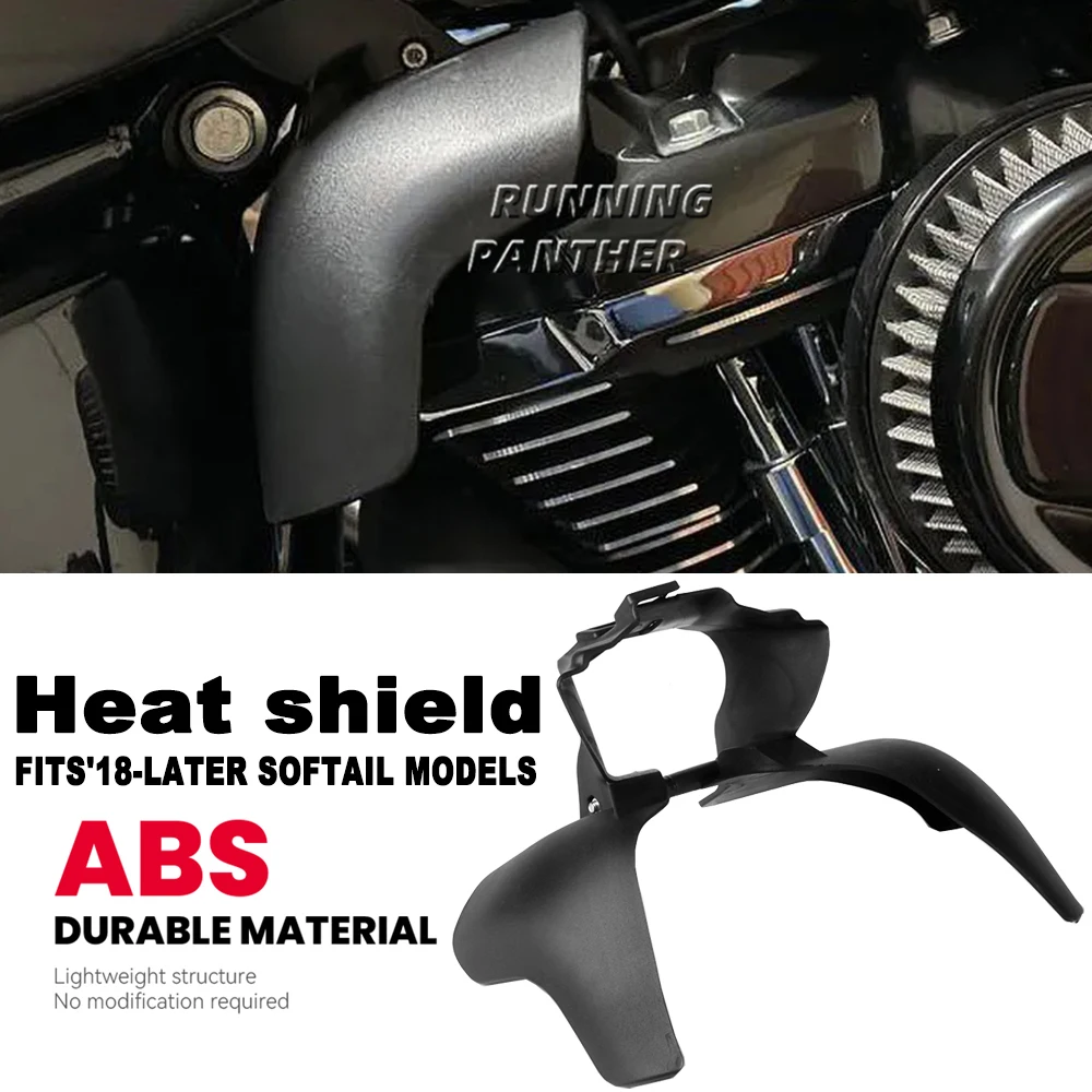 Moto Heat Shield Mid-Frame Air Deflector Trim Cover Per Harley Softail Breakout Street Bob Fat Bob Low Rider Fxbr 2018-24