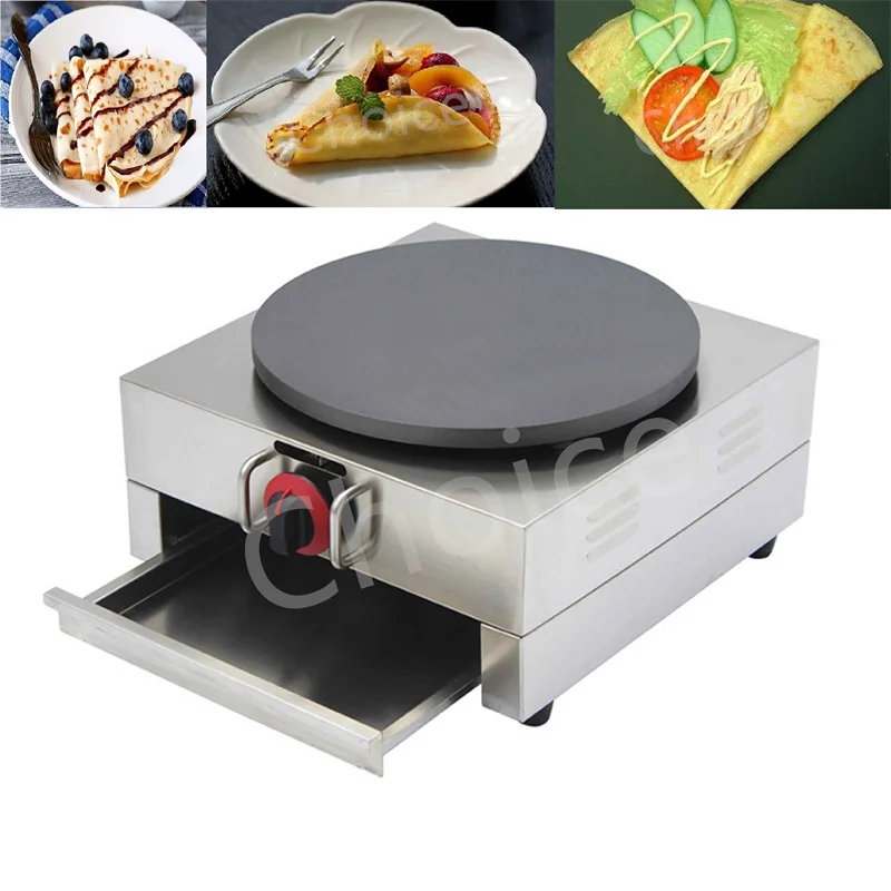 Gas Crepe Wrapper Cake Machine Thousand Layer Spring Roll Pancake Making Maker  Crepe Pancake Making Machine AliExpress