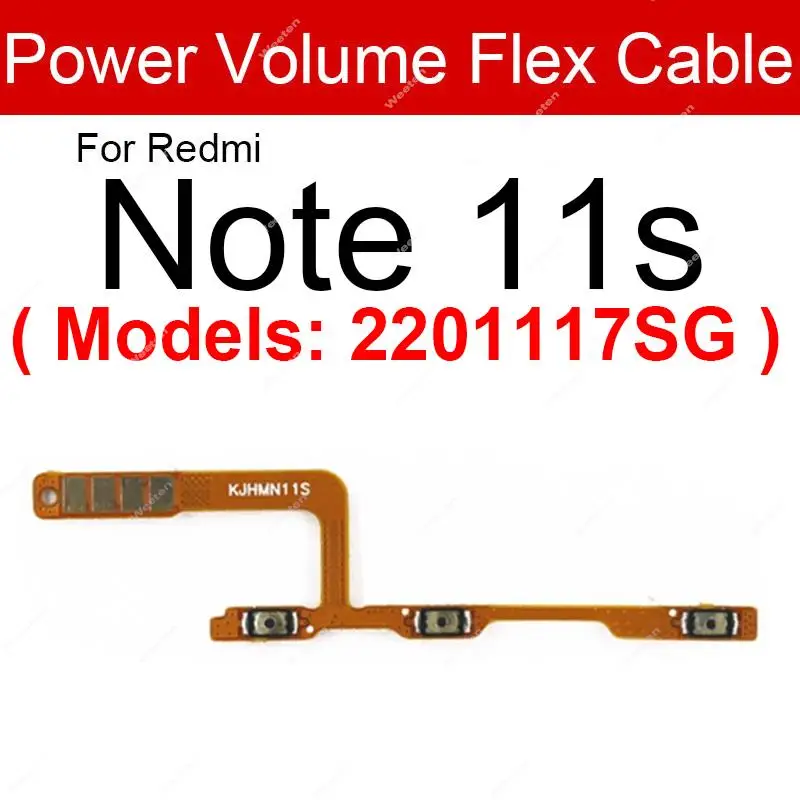 FLAT FLEX XIAOMI REDMI NOTE 9 PRO TASTO POWER BUTTON