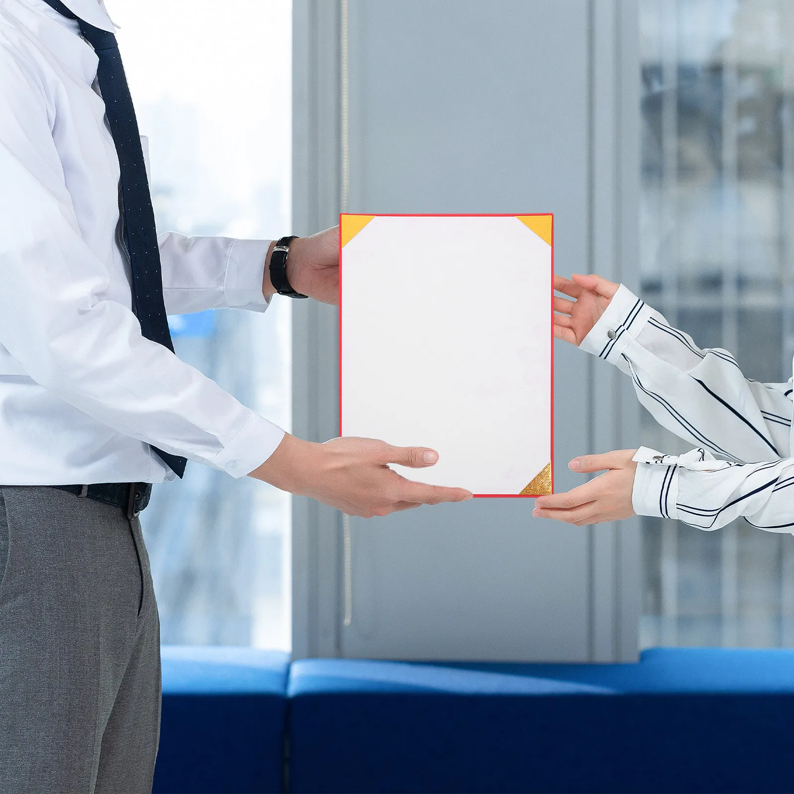 빈 증명서 용지 프리미엄 장 내부 라이너 시트 (졸업장, 상장, 학교 학업 완료 증명서용)