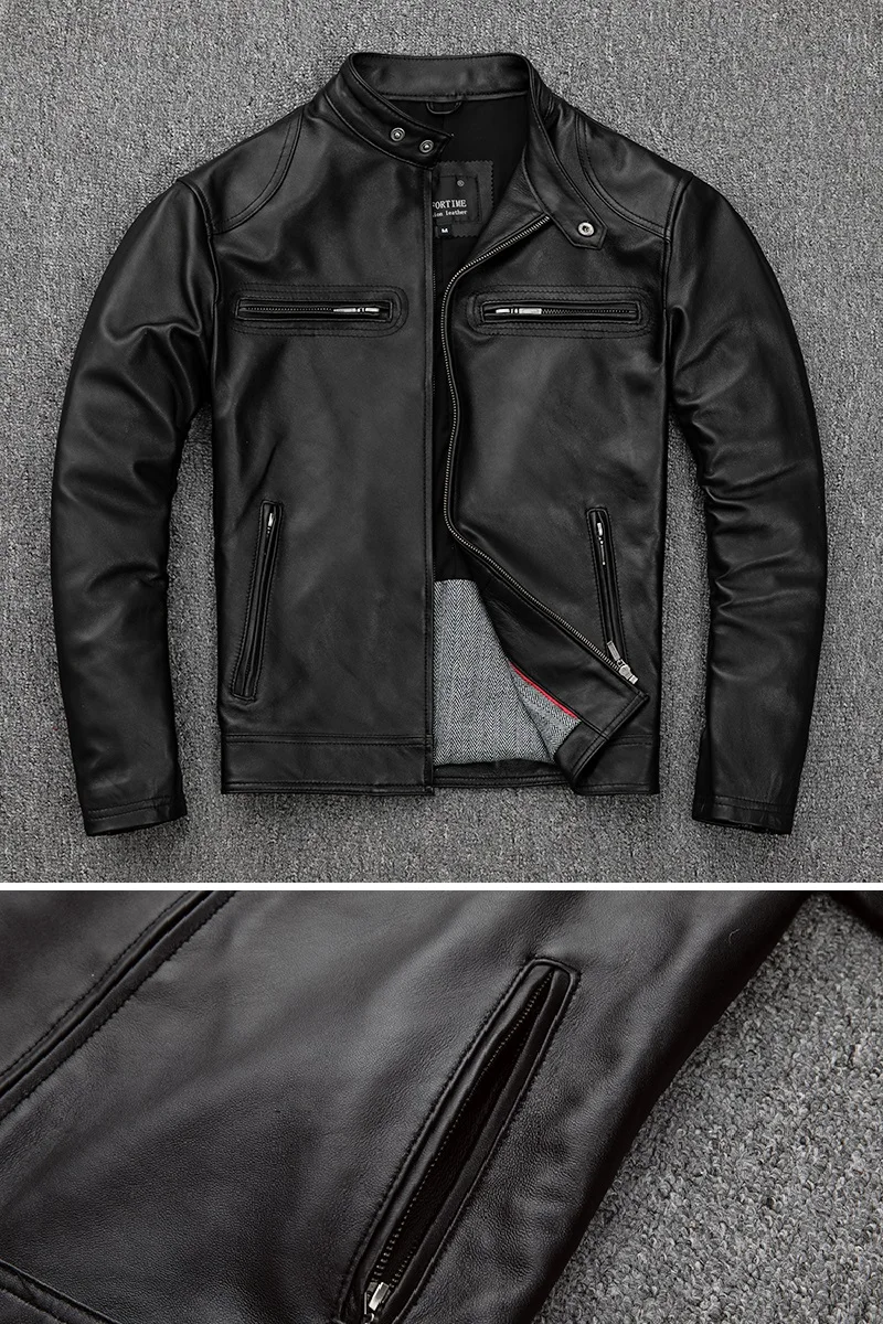 Рисунок 5 - Мужская мотоциклетная кожаная куртка