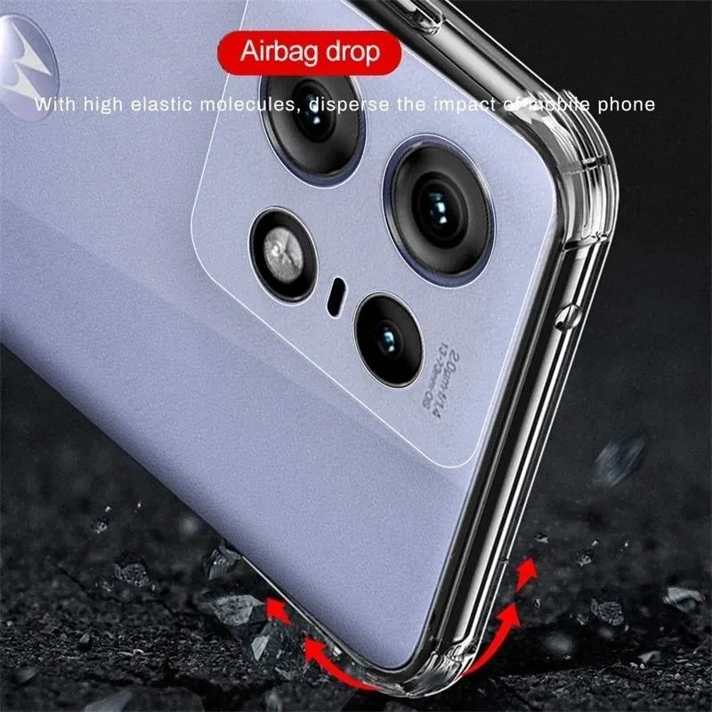Durable Clear Airbag TPU Soft Case Cover - Anti-Drop Protection