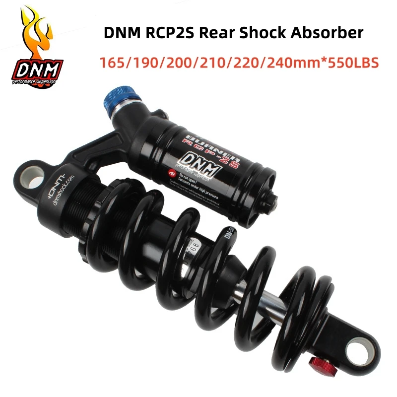 

DNM RCP2S MTB Spring Shock Absorber 190/200/210/220/240mm*550LBS Downhill DH Mountain Bike Hydraulic Spring Rear Shock Absorber