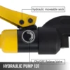 VEVOR RC-22 Integral Hydraulic Rebar Cutter Clamp 13Ton Manuel Integral Cutting Tool Max Cutting 9/10in Making Roll Cages Frames 5