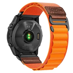 Quick - Release Alpine Nylon Strap - Durable Wristband in Multiple Sizes - Quick Fit 20mm (Orange)