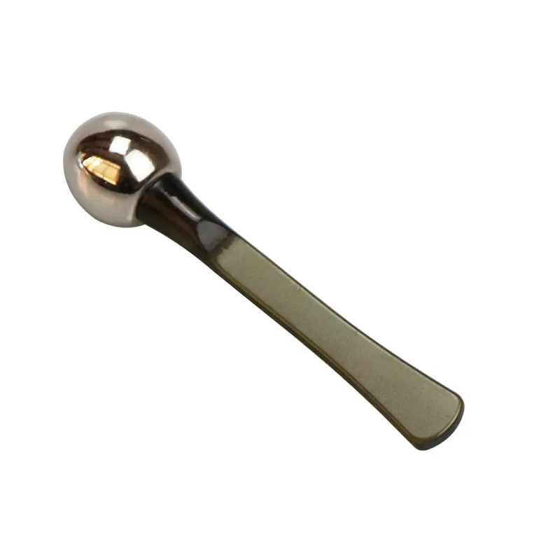 Eye Roller Massage Stick Eye Cream Applicator Cosmetic Spatula Anti Wrinkle Facial Spoon Gold Alloy Face Thin Skin Care Tool