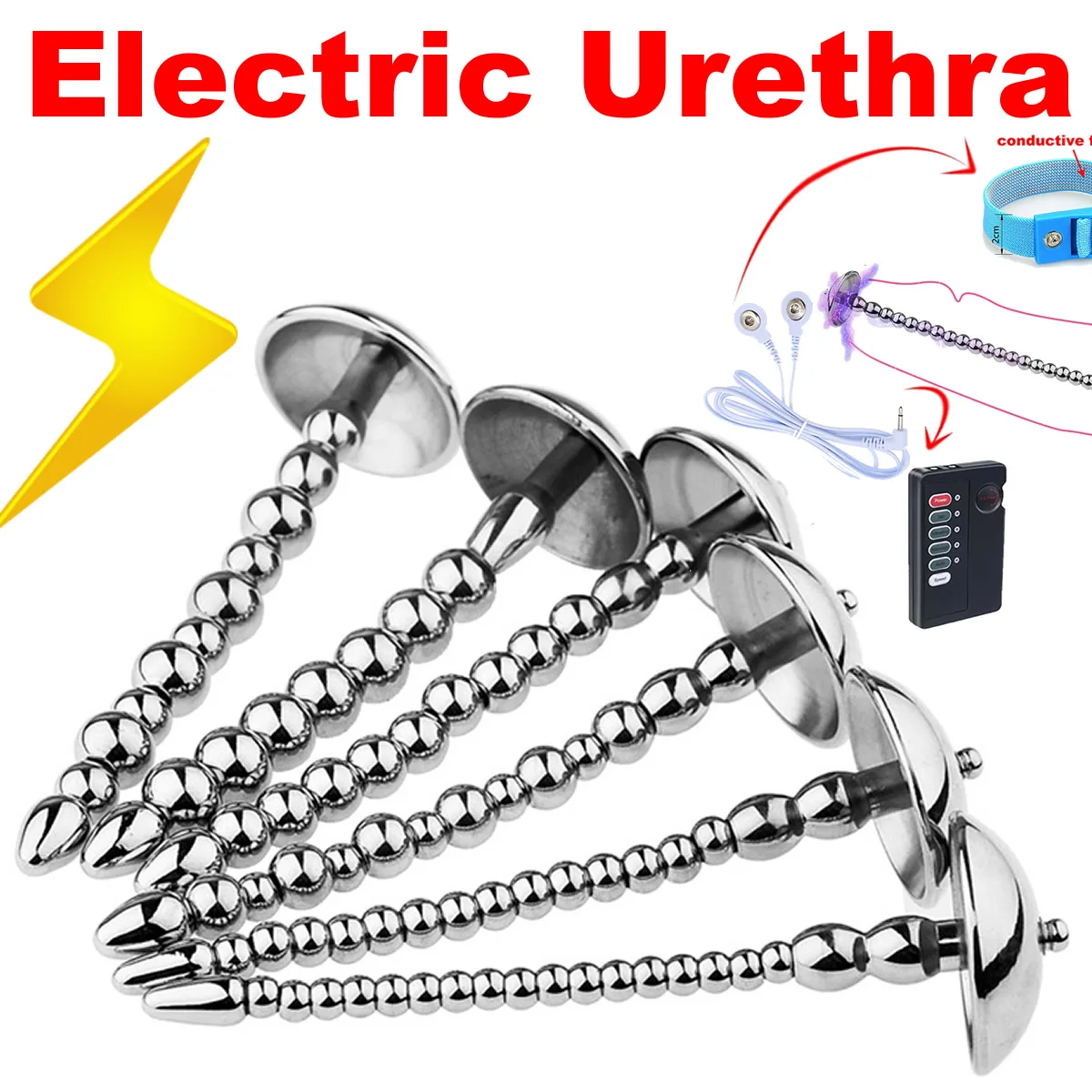 Horse Eye Stick Male Penile Urethral Irritation Gay Masturbation Multi-Function SM Electric Shock Urethra Player Urethral Plugs