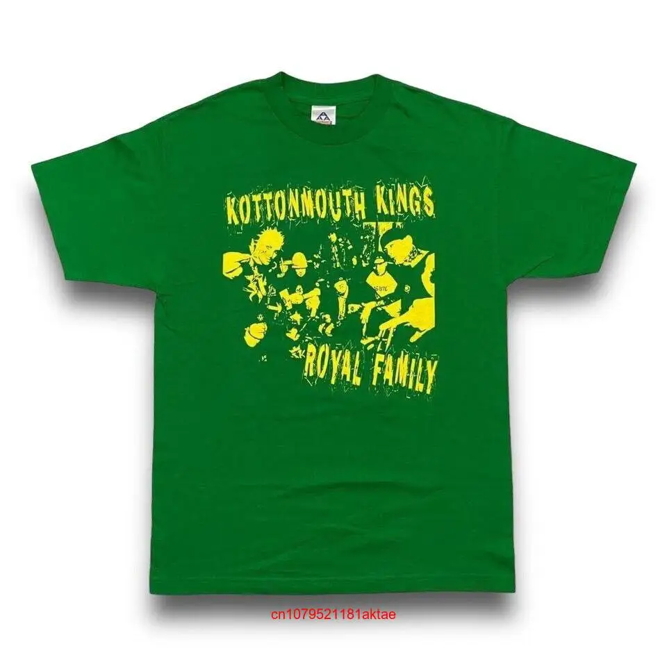 VTG 90s AAA Kottonmouth Kings Royal Family Band музыкальная футболка для взрослых M Зеленый редкий длинный или короткий рукав