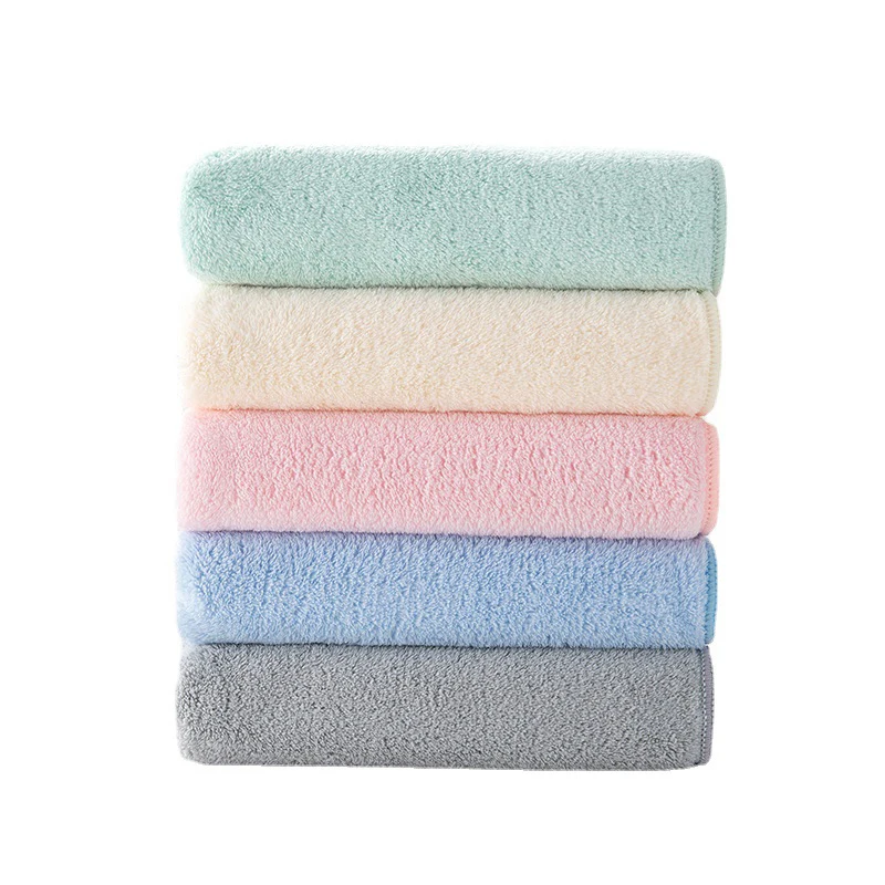 Coral velvet towel thickened, soft, and absorbent face wash for household, adult, and children 5 Coral velvet towel thickened, soft, and absorbent face wash for household, adult, and children 5