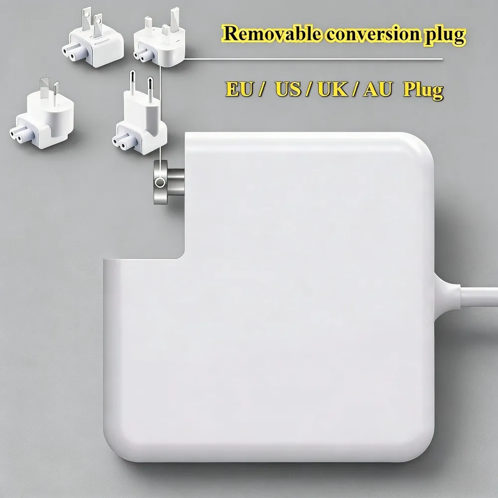 AC 어댑터 45W 60W 85W Mgsafe1-L 마그네틱 충전 전원 어댑터 (맥북 에어/프로 A1369 A1370 A1181 A1278 A1286 A1297 등)