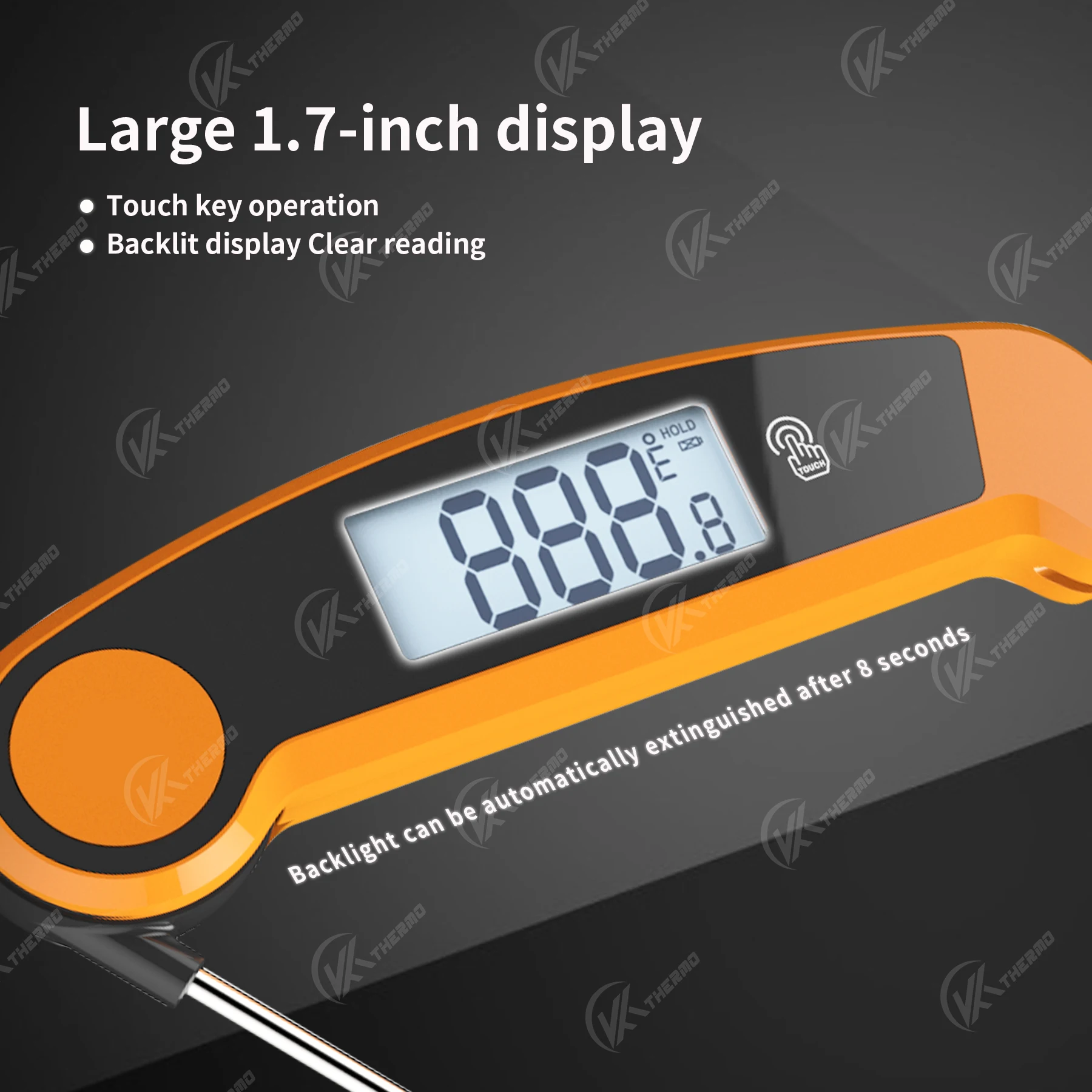 Digital kitchen thermometer, for meat, water, milk, food cooking, BBQ probe, electronic oven, kitchen tools 3