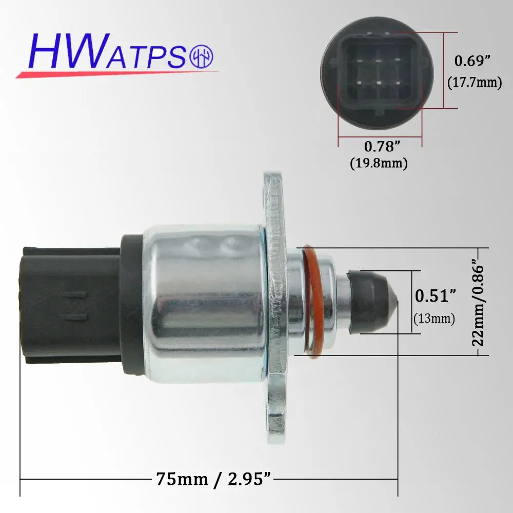 IAC Fuel Injection Idle Air Control Valve 8971817180 For Holden Rodeo RA 3.5 6VE1 6 Chrysler Sebring 97181718 8-97181718-0