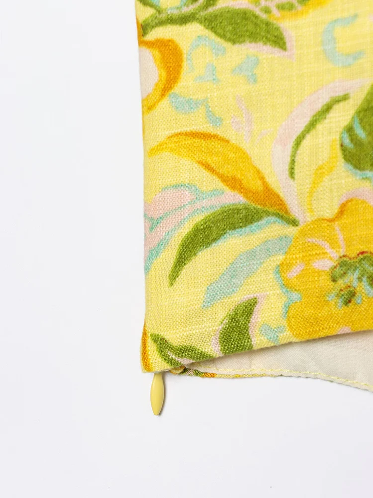 TFMLN Women Floral Print Skirt Two Piece Set Sexy Crop Sling Camisole Casual Beach Holiday Style A-line Skirts Sets Female New