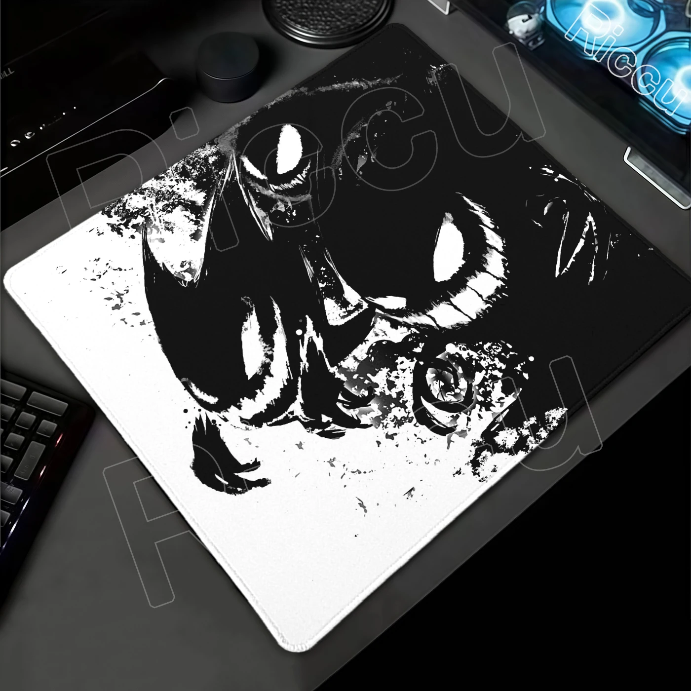 Anime Kleines Mauspad, niedliches Gengar-Mauspad für Computer, Laptop, Gamer, Tastatur, PC-Zubehör, Büro-Schreibtischunterlage, Pokemon Gaming-Mauspad – Detail 7