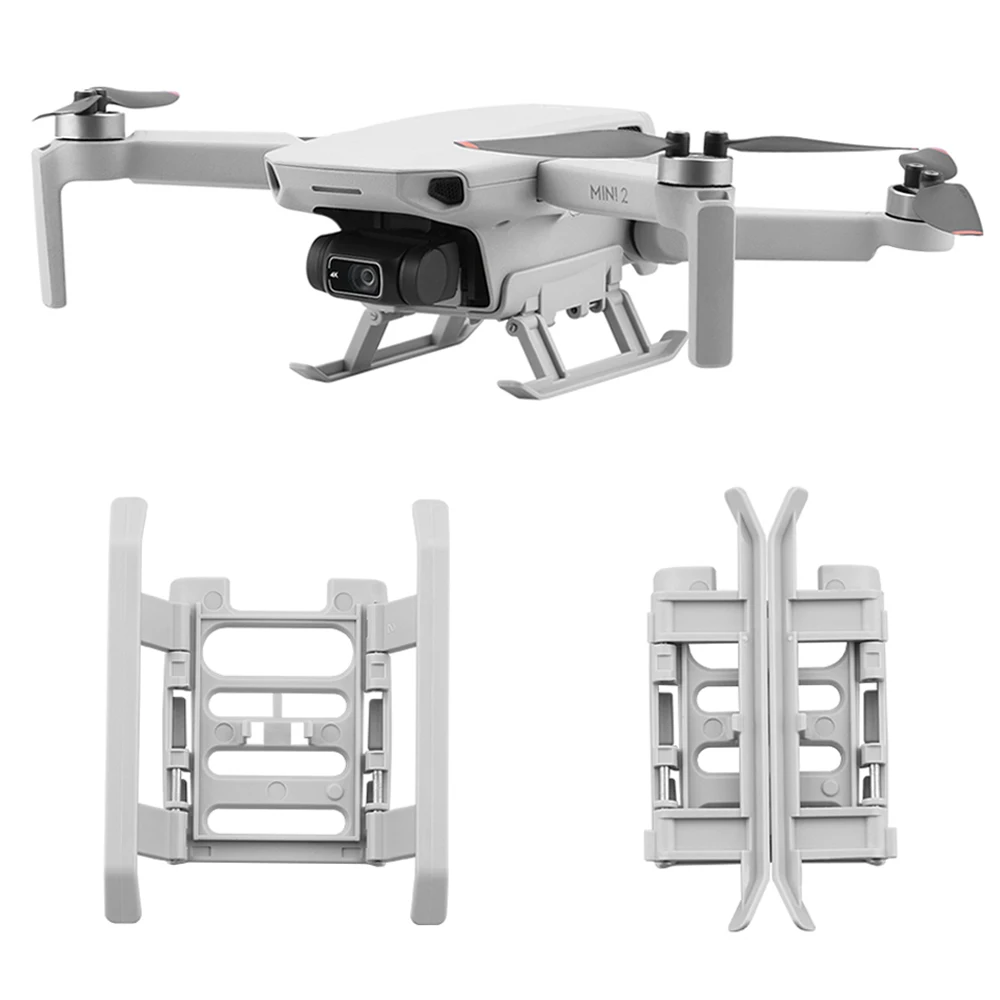 Extensión De Tren De Aterrizaje Para DJI Mini - Plegable Y Ligera, Con Protector De Cardán Incluido