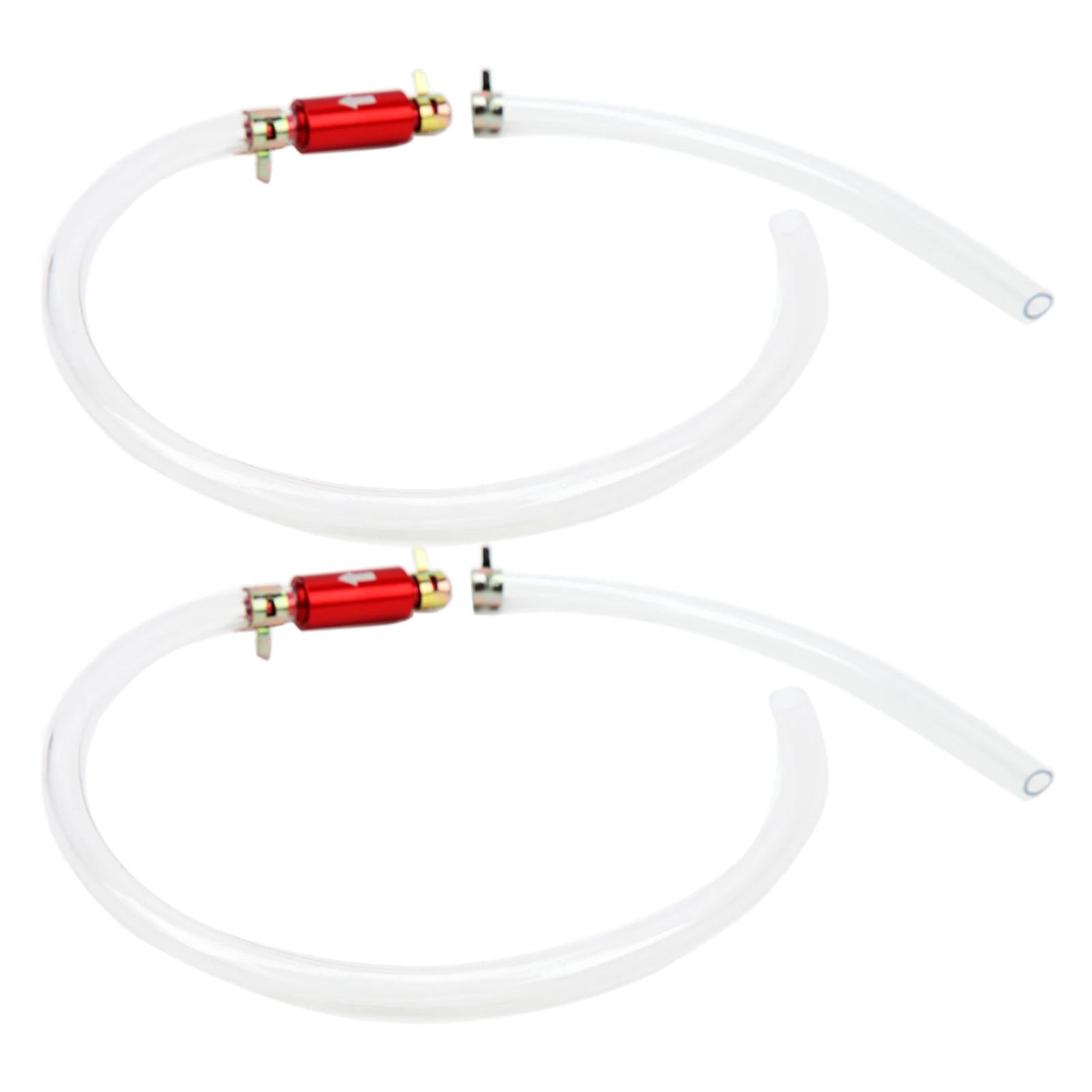 Brake Fluid Clutch Bleeder Hose 6MM One Way Check Valve Tube Bleeding Tool Kit 2pcs Universal for Motorcycle Car