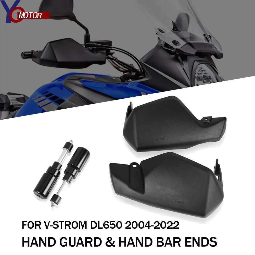 

For Suzuki V-strom DL650 2004- 2022 2021 2020 2019 Vstrom DL 650 V strom Motorcycle Accessories Hand Guard Cover & HandBar Ends