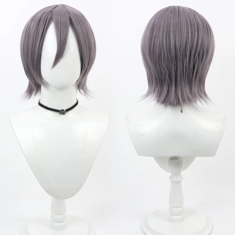 

Mashle: Magic and Muscles Margaret Macaron Cosplay Wig Short Heat Resistant Synthetic Hair Halloween Role Play Party + Wig Cap