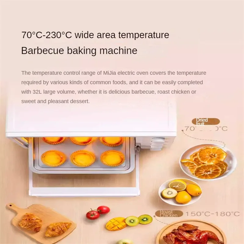 Xiaomi 32L Electric Oven 120min Timer Independent Temperature Control Constant Temperature Fermentation Multi-function Air Fryer 5